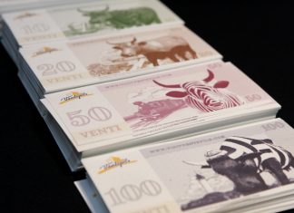 Vienas dienas laikā no bankas izņem 132 000 ventu