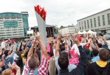 Iedegs Enerģijas lāpu Latvijas olimpiešu atbalstam