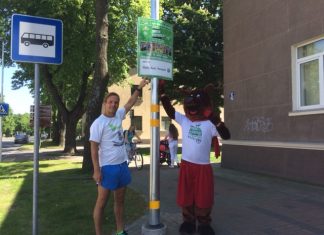 Vai esi pamanījis maratona plakātus uz apgaismes stabiem?