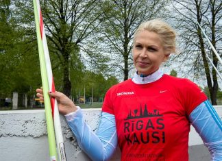 Ozoliņa Rīgas kausos uzvar ar 62,78 m tālu metienu