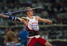 Sirmais Ventspils šķēpos izpilda olimpisko normatīvu