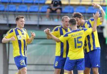 Ventpils futbolisti uzvar Liepājā un atgriežas otrajā vietā