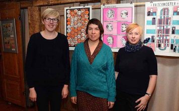 Atklāta somu mākslinieku grupas Kutikuti komiksu izstāde
