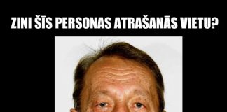 Lūdz palīdzību pazuduša vīrieša meklēšanā