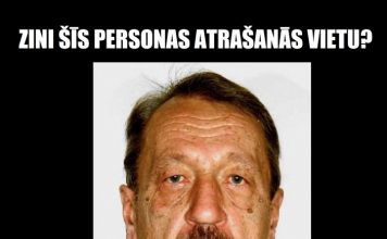 Lūdz palīdzību pazuduša vīrieša meklēšanā