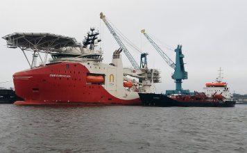 Ventspils ostā pirmoreiz ienācis īpašs jūras pētniecības kuģis