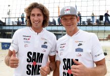 Samoilovs/Šmēdiņš uzvar Latvijas čempionāta posmā Ventspilī