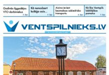 Lasi laikraksta VENTSPILNIEKS.LV jaunākajā numurā