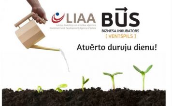 Ventspils biznesa inkubatorā šodien atvērto durvju diena