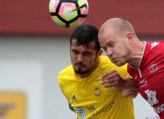 FK Ventspils pirmajā spēlē savā laukumā nospēlē neizšķirti ar Islandes Valur