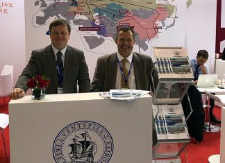 Ventspils brīvosta lielā izstādē Ķīnā meklē jaunas sadarbības iespējas