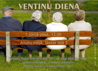 Amatu mājā svinēs Ventiņu dienu