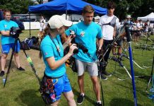 Ventspilniekiem trīs tituli Latvijas loka šaušanas čempionātā