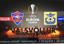 FK Ventspils Islandē šovakar aizvada atbildes spēli Eiropas līgas kvalifikācijā
