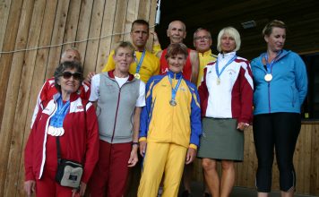 Ventspils vieglatlētikas senioriem 14 zelta medaļas Baltijas čempionātā