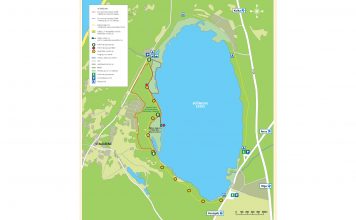 Nākamgad veloceliņš būs visapkārt Būšnieku ezeram, izbūvēs arī laipas un skatu platformu