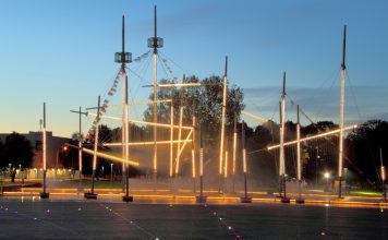 Sāk ieziemot Ventspils strūklakas