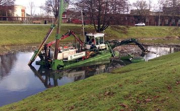 Vidumupītē norit gultnes sūkšēnas darbi