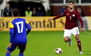 Latvijas futbola izlases treneris slavē ventspilnieku Koļesovu