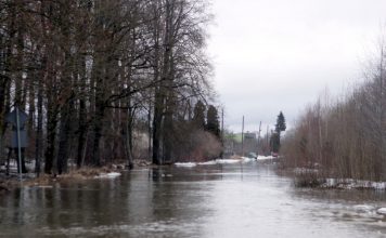 Ventspilī kopš otrdienas nolijuši 19 mm; brīdina par augstu plūdu risku novadā