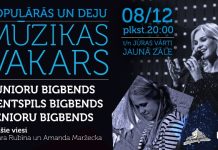 Baudīt mūziku klausoties un dejojot kopā ar Ventspils bigbendu