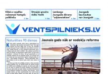 Lasi laikraksta VENTSPILNIEKS.LV jaunākajā numurā!