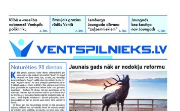 Lasi laikraksta VENTSPILNIEKS.LV jaunākajā numurā!
