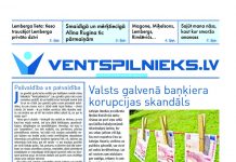 Lasi laikraksta VENTSPILNIEKS.LV jaunākajā numurā!