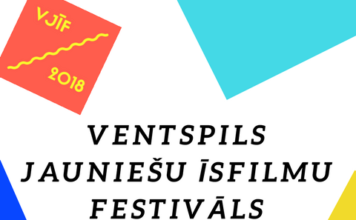 Ventspils jauniešu īsfilmu festivālā šogad balvu fonds 450 eiro apmērā