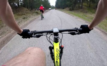 VIDEO: Izbrauc Vivus.lv MTB maratona trasi sēžot krēslā!