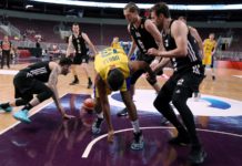 BK Ventspils salūzt pēdējā ceturtdaļā un viesos zaudē VEF Rīga