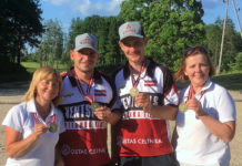 Ventspils petanka spēles vīriem un dāmām bronzas medaļas Latvijas čempionātā