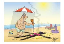 Ventspilnieks.lv karikatūra: Nebeidzamā vasara