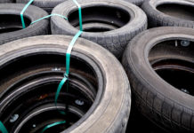 No Ventspils atkritumu poligona izvestas 60,71 tonnas nolietoto riepu