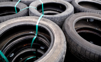 No Ventspils atkritumu poligona izvestas 60,71 tonnas nolietoto riepu