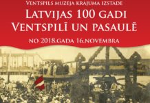 Pilī atklās vērienīgo izstādi par Latvijas 100 gadiem Ventspils dzīvē