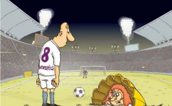 Nedēļas karikatūra: Vilks spalvu met, bet tikumu – nē