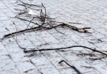 Vētra Ventspilī lielus postījumus nav nodarījusi