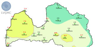 Arī Ventspilī kritis 19.februāra siltuma rekords
