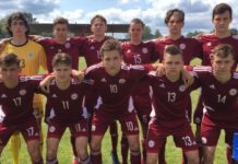 Jaunais Ventspils futbolists Dusalijevs gūst vārtus, Latvijas U-19 izlase uzvar Baltijas kausā