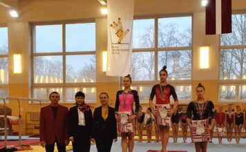 Ribaļčenko triumfē Latvijas čempionātā sporta vingrošanā
