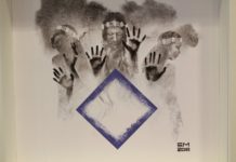 Latviešu mitoloģija un tēli Sindijas Mačtamas izstādē bibliotēkā