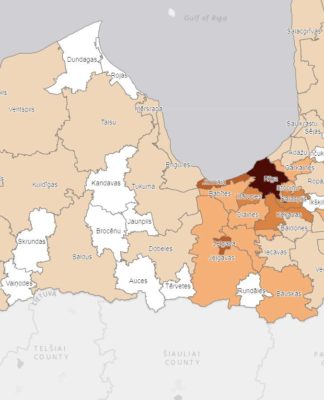 Latvija varētu būt sasniegusi Covid-19 līknes augstāko punktu