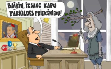 Nedēļas karikatūra: Gadījums komunālajā dienestā