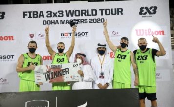 Kārlis Lasmanis ar fantastisku tālmetienu atnes komandas uzvaru Dohā