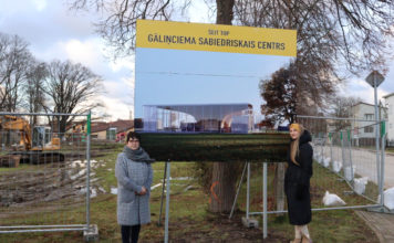 Gāliņciemā uzsākta sabiedriskā centra būvniecība