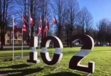 Pilsētā uzstāda valsts svētku rotājumus