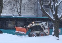 Ventspils ielu un ietvju apstrāde ziemas sezonā