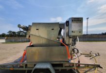 ŪDEKA izmēģina modernu dūņu atūdeņošanas iekārtu