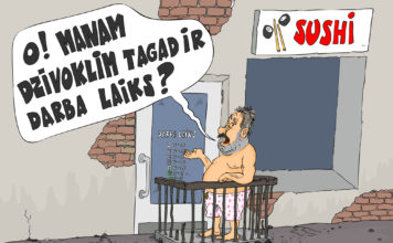 Nedēļas karikatūra: Šīs bīstamās balkona durvis…